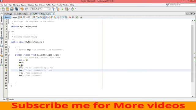 How Unary Operations (a++,a--) works In Java Using Netbeans смотреть онлайн