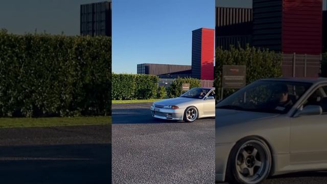 JDM Street Cars Rolling In For Track Action #jdm #gtr смотреть онлайн