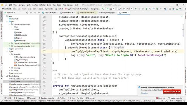 One Tap Google sign-in (Firebase Authentication) смотреть онлайн