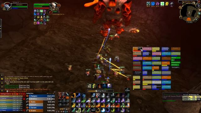 Molten Core Golemagg WoW Classic смотреть онлайн