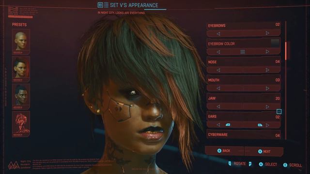 CYBERPUNK 2077 | FEMALE CHARACTER CREATION смотреть онлайн