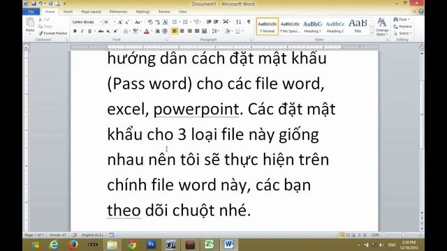 Office 2013 & 2016 - Đặt Password Mật Khẩu Cho File Word, Excel, Powerpoint