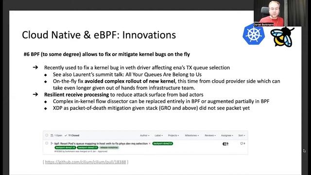 eBPF: innovations in cloud native - Daniel Borkmann смотреть онлайн