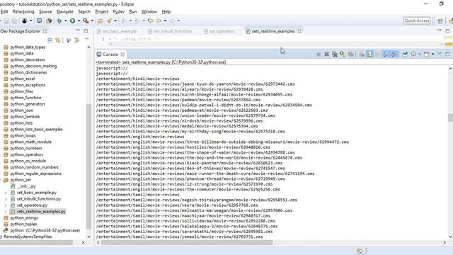 05 Python Set Real-Time Example | RegularPython | Regular Python | Telugu Language смотреть онлайн