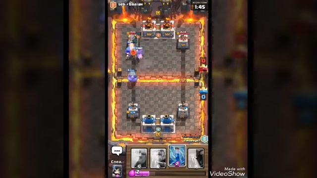 Clash Royale бой 2 на 2 играю большими юнитами смотреть онлайн