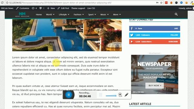 How to Add post and Import RSS Feed in Wordpress смотреть онлайн