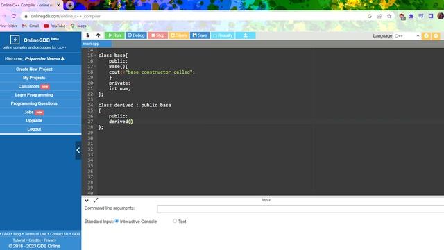 Constructor in inheritance смотреть онлайн