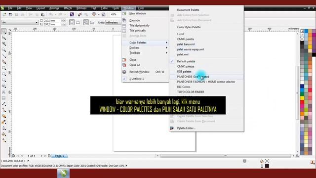 Cara MEMUNCULKAN WARNA CorelDRAW jadi BANYAK смотреть онлайн