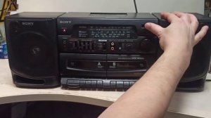 SONY CFS-W456L последние конвульсии SONY в магнитолостроении😁