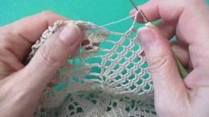 САЛФЕТКА С ЦВЕТОЧНЫМ УЗОРОМ. ЧАСТЬ 2