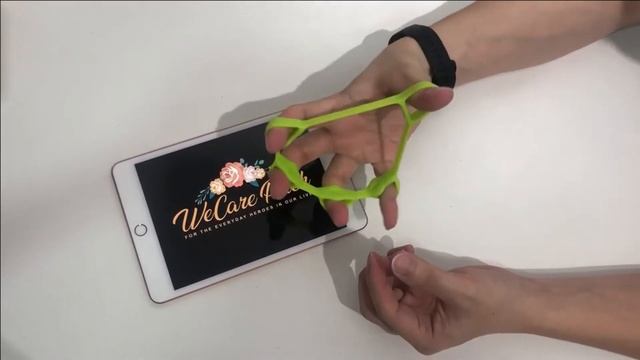 How to use the Finger Stretcher Exercise Bands? WeCare Pack смотреть онлайн