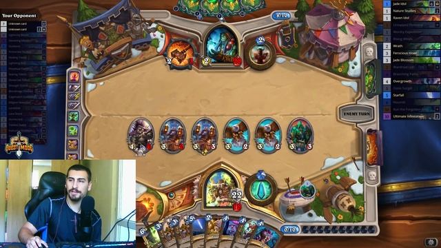 Quest Jade Druid Is Cool! Best Deck From Mean Streets of Gadgetzan! Barrens Wild | Hearthstone смотреть онлайн