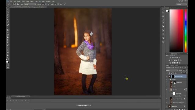 How to Quickly Restore Original Skin Tones in Photoshop смотреть онлайн