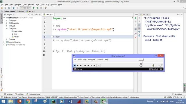 play mp3 and mp4 in python смотреть онлайн