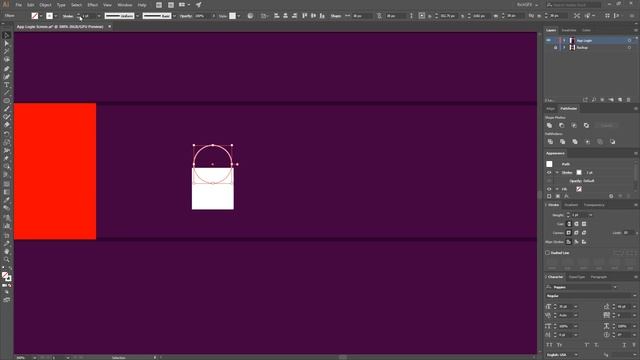 Design a Modern Login UI in Adobe Illustrator смотреть онлайн