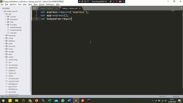 materi nodejs #6 insert data mysql-nodejs смотреть онлайн