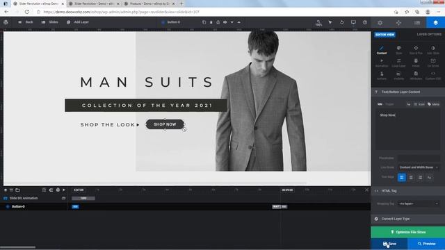 How to Add Button & Link - Slider Revolution смотреть онлайн