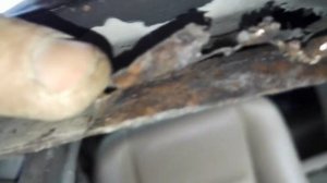 Ремонт рамки лобового стекла, сквозная коррозия Honda Legend.