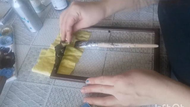 Винтажная рамка своими руками. смотреть онлайн