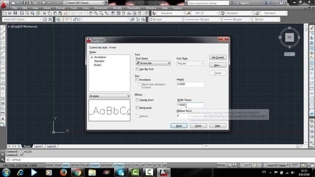 AutoCad การตั้งค่า ตัวหนังสือ смотреть онлайн