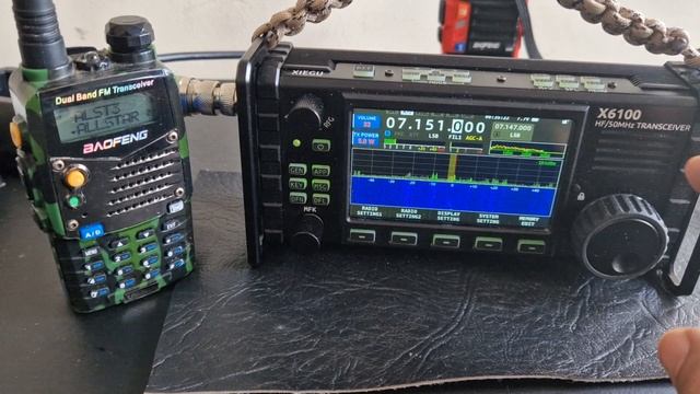 X6100-HF 40 Meters Baofeng UV5R Hubnet node смотреть онлайн