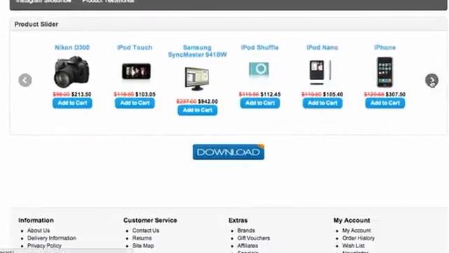 Opencart Product Carousel Plugin - Overview смотреть онлайн