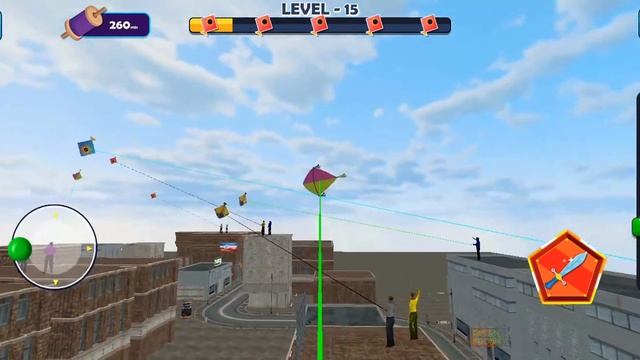Indian kite flying 3D level 15 смотреть онлайн