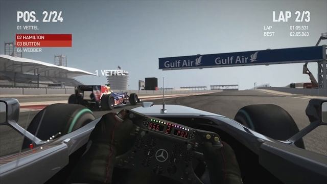 F1 2010 - racing with Logitech G25 ~ in 1080p HD
