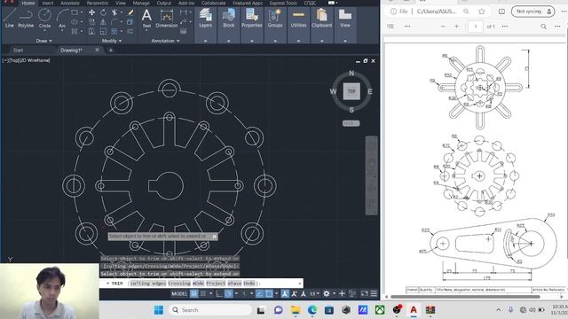 AUTOCAD 2D LATIHAN B смотреть онлайн
