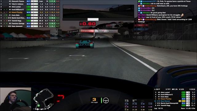 Deja vu anyone? - Radical SR8 at Laguna Seca - iRacing смотреть онлайн