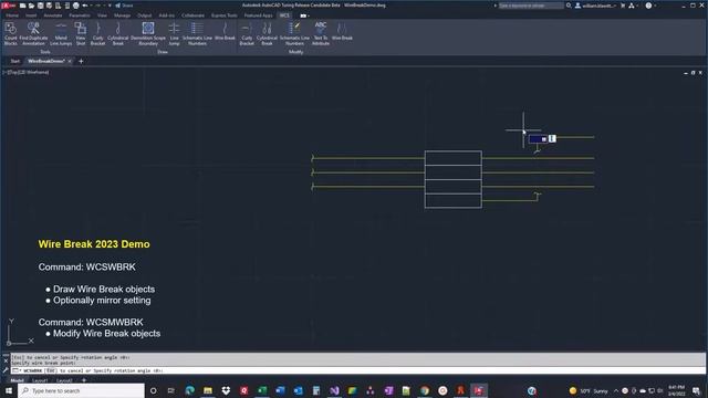 Wire Break 2023 App Demo ver: 2023.0.0.0 | AutoCAD 2023 смотреть онлайн