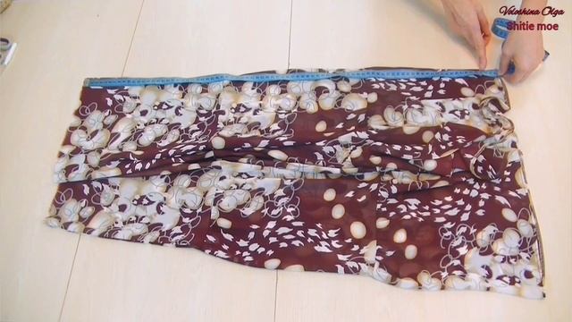 Сшить платье макси из шифона с изюминкой. смотреть онлайн