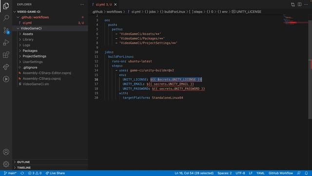 Continuous Integration auf GitHub mit Game CI | Unity Anfänger Tutorials смотреть онлайн