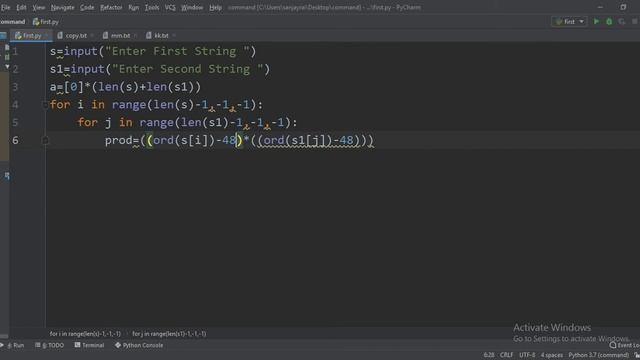 Multiply two Strings || Multiply two Strings Python || Leetcode 43 || Interview questions смотреть онлайн