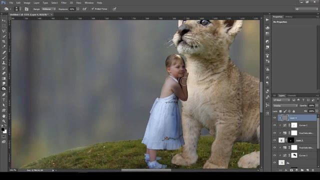 Fantasy Forest Photo Manipulation Tutorial: Photoshop Tutorial смотреть онлайн