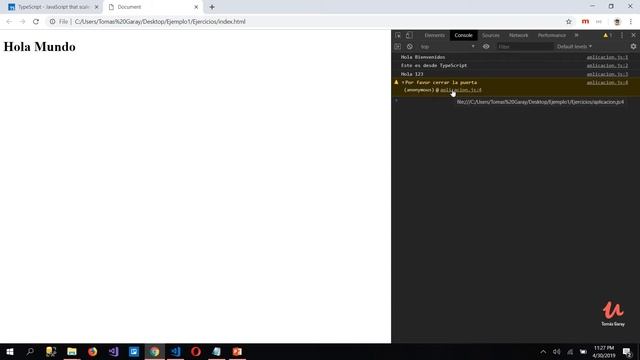 Curso TypeScript: 4 - Consola смотреть онлайн