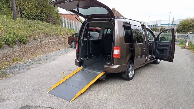 Volkswagen Caddy Maxi Life Electric Remote Ramp  For Wheelchair Or Mobility Scooter Access