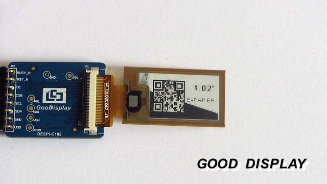1.02 inch mini flexible partial refresh/no flicker update/fast update e-ink display module смотреть онлайн