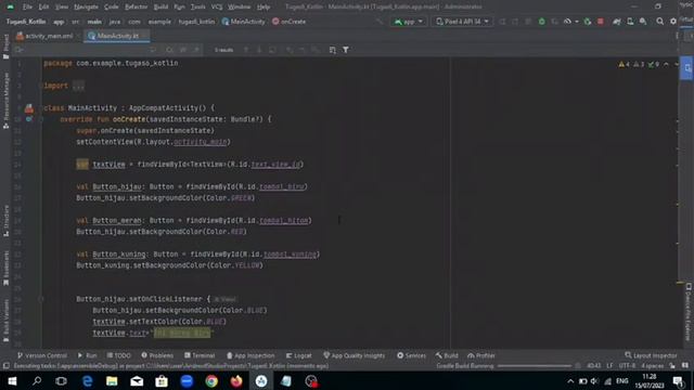 Tugas 6 Kotlin - Change Color смотреть онлайн