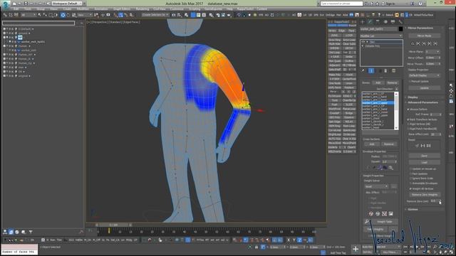 Перенос скина с меша на меш / Skinwrap and export/import skin data смотреть онлайн