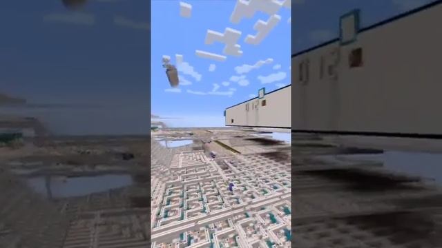 Самая большая постройка, за всю историю Майнкрафт! #shorts смотреть онлайн
