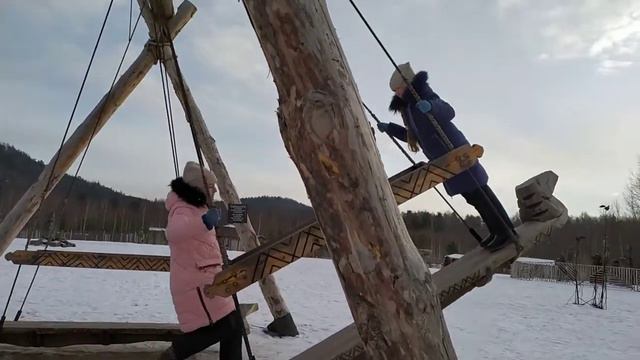 п. Евстюниха (Свердловская область)ч.1 Этнопарк "Ермаково городище" смотреть онлайн