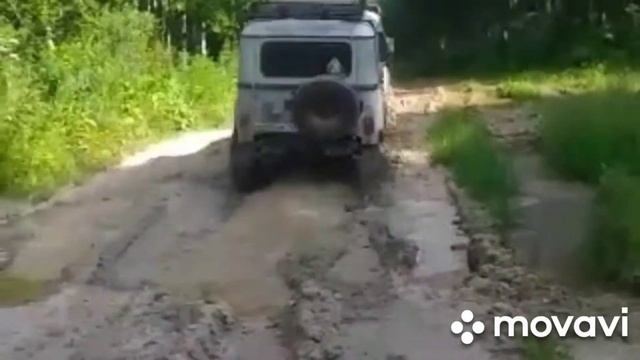 Оффроуд вдвоём на Уазе.Ничего не боимся!!!