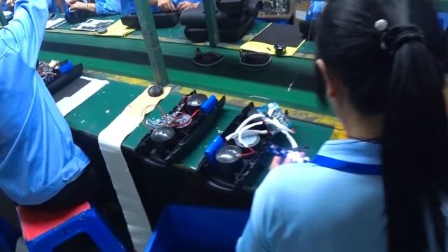 Фабрики Китая. Производство колонок и T2 тюнеров ТМ ASPOR. смотреть онлайн