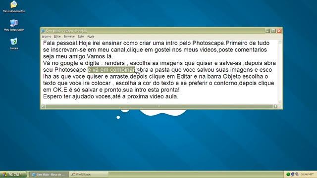 Criando intro pelo Photoscape смотреть онлайн