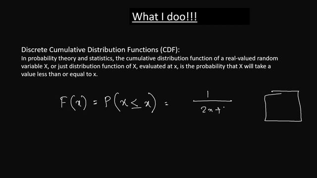 Discrete cumulative distribution functions (CDF) | Statistics | Bangla смотреть онлайн