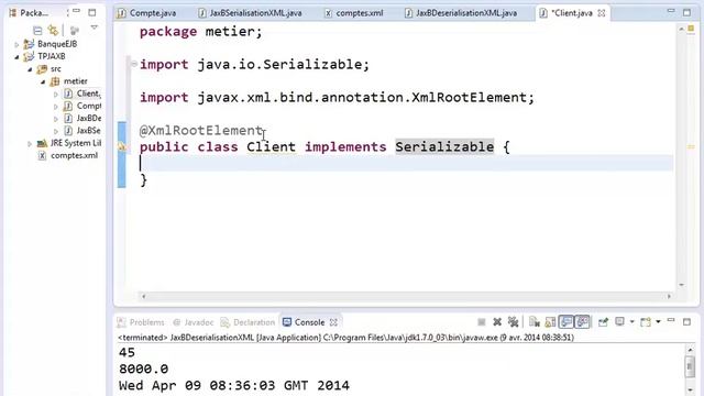 Mapping Objet XML avec JAX BINDING JaxB Mater SID 09 04 14 смотреть онлайн