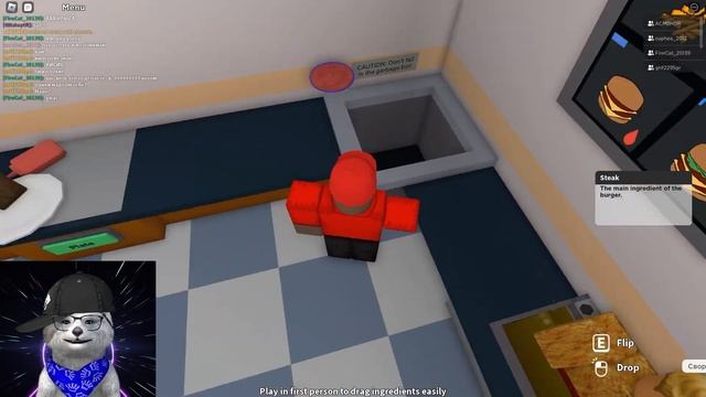 ? УЖАС! БУРГЕР С ДОХЛОЙ КРЫСОЙ ? Готовьте бургер в Роблокс | Cook Burgers Roblox смотреть онлайн