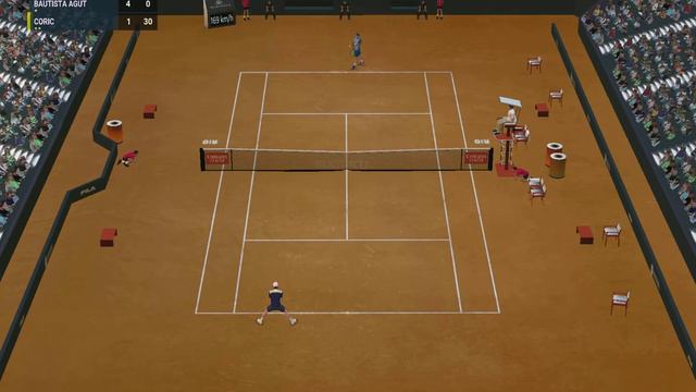 Full Ace Tennis Simulator :Bautista Agut VS Coric (Rio de Janeiro) смотреть онлайн