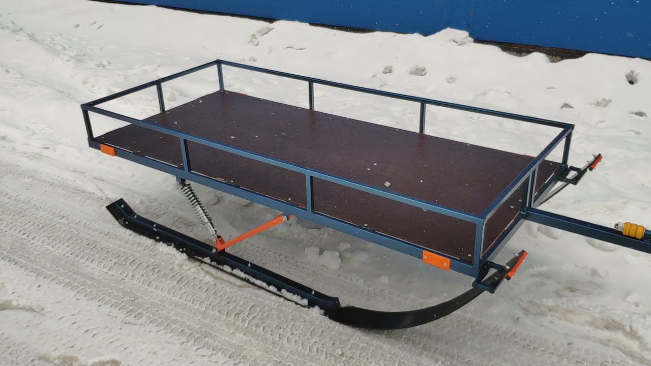Сани для снегохода "ВАНЁК-190" смотреть онлайн